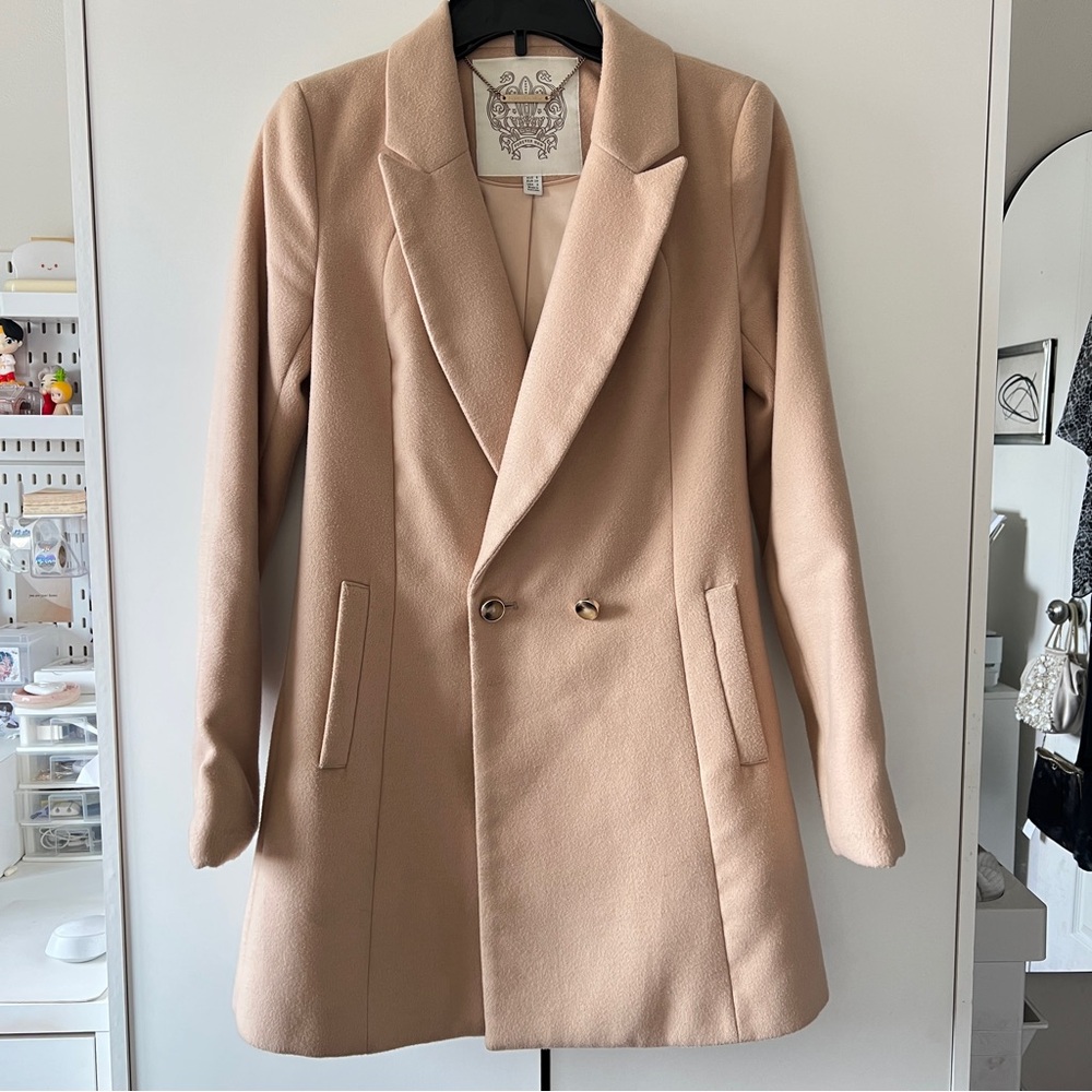 Forever New Camel Blazer Coat